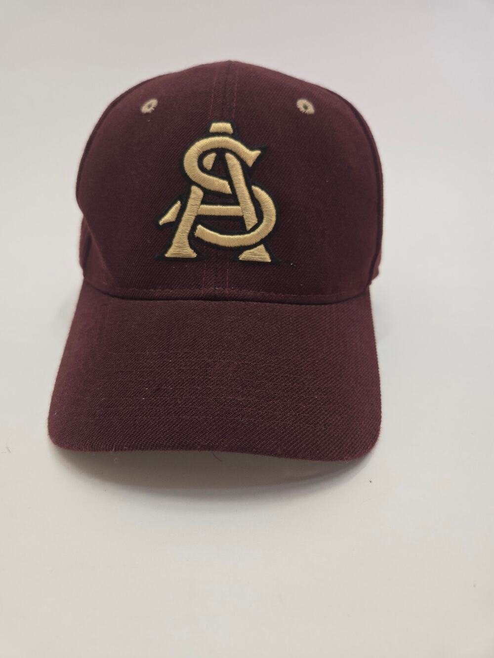 Zephyr Arizona State Sun Devils ASU Maroon Gold Fitted Hat Size 7 1/4
